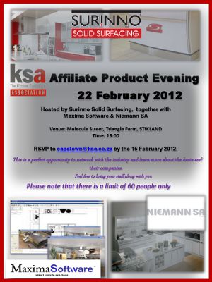 KSA Western Cape invites you to their first affiliate product evening of 2012